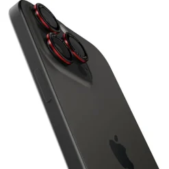 OSŁONA APARATU SPIGEN IPHONE 14 PRO / 14 PRO MAX / 15 PRO / 15 PRO MAX / 16 PRO / 16 PRO MAX OPTIK PRO L-SERIES GLAS.TR ”EZ FIT” 2-PACK BLACK