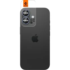 OSŁONA APARATU SPIGEN IPHONE 16 / 16 PLUS / 17 OPTIK PRO GLAS.TR ”EZ FIT” CAMERA PROTECTOR 2-PACK BLUE