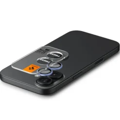 OSŁONA APARATU SPIGEN IPHONE 16 / 16 PLUS / 17 OPTIK PRO GLAS.TR ”EZ FIT” CAMERA PROTECTOR 2-PACK BLUE
