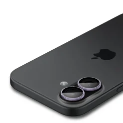 OSŁONA APARATU SPIGEN IPHONE 16 / 16 PLUS / 17 OPTIK PRO GLAS.TR ”EZ FIT” CAMERA PROTECTOR 2-PACK PURPLE