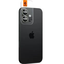 OSŁONA APARATU SPIGEN IPHONE 16 / 16 PLUS / 17 OPTIK PRO GLAS.TR ”EZ FIT” CAMERA PROTECTOR 2-PACK GREEN