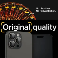 OSŁONA APARATU SPIGEN IPHONE 15 PRO / MAX / 16 PRO / MAX OPTIK.TR EZ FIT 2-PACK NATURAL TITANIUM