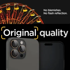 OSŁONA APARATU SPIGEN IPHONE 15 PRO / PRO MAX / 16 PRO / PRO MAX OPTIK PRO GLAS.TR ”EZ FIT” 2-PACK DESERT TITANIUM