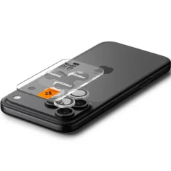 OSŁONA APARATU SPIGEN IPHONE 14 PRO / MAX / 15 PRO / MAX /16 PRO / MAX / 17 PRO / MAX OPTIK PRO GLAS.TR ”EZ FIT” 2-PACK SILVER