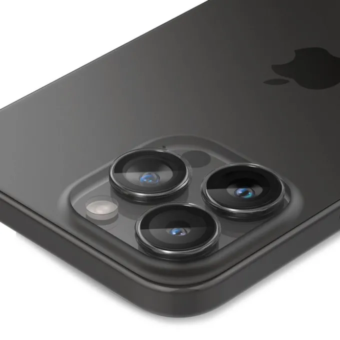 OSŁONA APARATU SPIGEN IPHONE 14 PRO / 14 PRO MAX / 15 PRO / 15 PRO MAX / 16 PRO / 16 PRO MAX / 17 PRO / 17 PRO MAX OPTIK.TR ”EZ FIT” 2-PACK CRYSTAL CLEAR