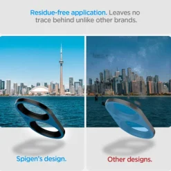 OSŁONA APARATU SPIGEN OPTIK GLAS.TR CAMERA PROTECTOR 2-PACK IPHONE 16 / 16 PLUS BLACK