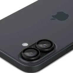 OSŁONA APARATU SPIGEN OPTIK PRO GLAS.TR ”EZ FIT” CAMERA PROTECTOR 2-PACK IPHONE 16 / 16 PLUS BLACK