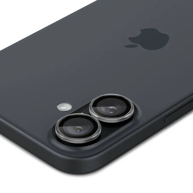 OSŁONA APARATU SPIGEN OPTIK PRO GLAS.TR ”EZ FIT” CAMERA PROTECTOR 2-PACK IPHONE 16 / 16 PLUS CRYSTAL CLEAR
