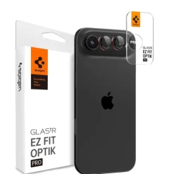 OSŁONA APARATU SPIGEN OPTIK PRO L-SERIES GLAS.TR ”EZ FIT” CAMERA PROTECTOR 2-PACK IPHONE AIR BLACK/RED