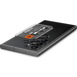 Osłona Aparatu Spigen Optik.tr ”ez Fit” Camera Protector 2-pack Galaxy S23 Ultra Black