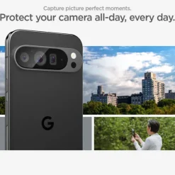 OSŁONA APARATU SPIGEN OPTIK.TR ”EZ FIT” CAMERA PROTECTOR 2-PACK GOOGLE PIXEL 9 PRO XL CRYSTAL CLEAR