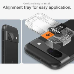 OSŁONA APARATU SPIGEN OPTIK.TR ”EZ FIT” CAMERA PROTECTOR 2-PACK GOOGLE PIXEL 8A CLEAR