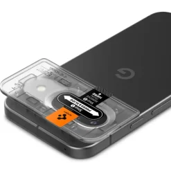 OSŁONA APARATU SPIGEN OPTIK.TR ”EZ FIT” CAMERA PROTECTOR 2-PACK GOOGLE PIXEL 9 CRYSTAL CLEAR