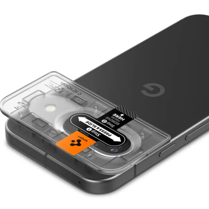 OSŁONA APARATU SPIGEN OPTIK.TR ”EZ FIT” CAMERA PROTECTOR 2-PACK GOOGLE PIXEL 9 CRYSTAL CLEAR