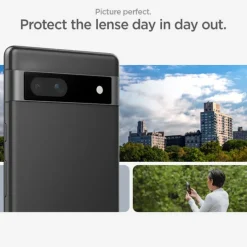 Osłona Aparatu Spigen Optik.tr ”ez Fit” Camera Protector 2-pack Google Pixel 7A Black