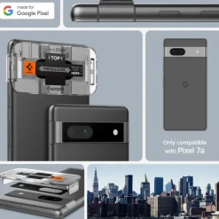 Osłona Aparatu Spigen Optik.tr ”ez Fit” Camera Protector 2-pack Google Pixel 7A Black
