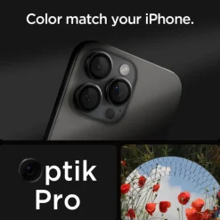 Osłona Aparatu Spigen Optik.tr ”ez Fit” Camera Protector 2-pack IPHONE 14 PRO / MAX / 15 PRO / MAX / 16 PRO / MAX / 17 PRO / MAX BLACK