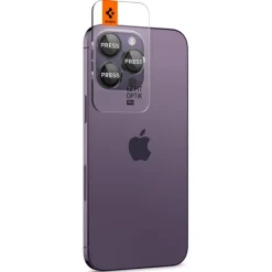 Osłona Aparatu Spigen Optik.tr ”ez Fit” Camera Protector 2-pack IPHONE 14 PRO / MAX / 15 PRO / MAX / 16 PRO / MAX / 17 PRO / MAX BLACK