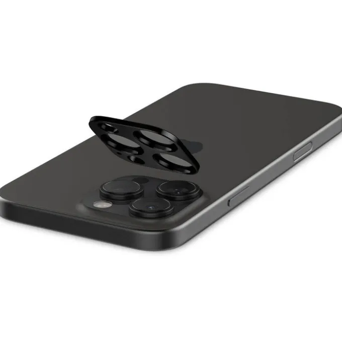 Osłona Aparatu Spigen Optik.tr Camera Protector 2-pack iPhone 14 Pro / 14 Pro Max / 15 Pro / 15 Pro Max Black