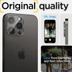 Osłona Aparatu Spigen Optik.tr Camera Protector 2-pack iPhone 14 Pro / 14 Pro Max Crystal Clear