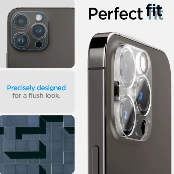 Osłona Aparatu Spigen Optik.tr Camera Protector 2-pack iPhone 14 Pro / 14 Pro Max Crystal Clear