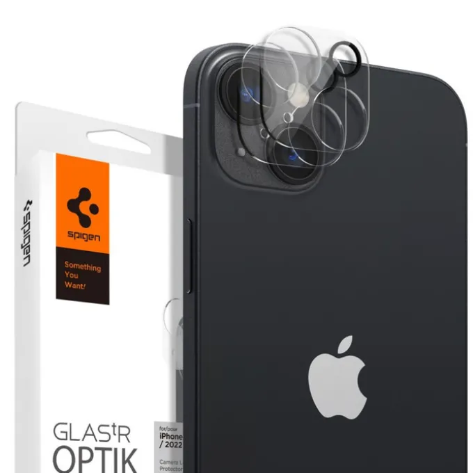 Osłona Aparatu Spigen Optik.tr Camera Protector 2-pack iPhone 14 / 14 Plus Crystal Clear