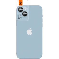 Osłona Aparatu Spigen Optik.tr ”ez Fit” Camera Protector 2-pack iPhone 15 / 15 Plus / 14 / 14 Plus Black