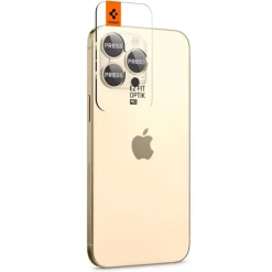 Osłona Aparatu Spigen Optik.tr ”ez Fit” Camera Protector 2-pack iPhone 14 Pro / 14 Pro Max Gold