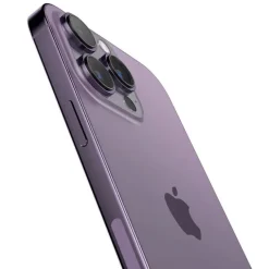 Osłona Aparatu Spigen Optik.tr ”ez Fit” Camera Protector 2-pack iPhone 14 Pro / 14 Pro Max Deep Purple