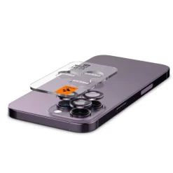 Osłona Aparatu Spigen Optik.tr ”ez Fit” Camera Protector 2-pack iPhone 14 Pro / 14 Pro Max Deep Purple