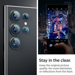 Osłona Aparatu Spigen Optik.tr ”ez Fit” Camera Protector 2-pack Samsung Galaxy S24 Ultra Black