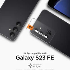 Osłona Aparatu Spigen Optik.tr ”ez Fit” Camera Protector 2-pack Galaxy S23 Fe Black