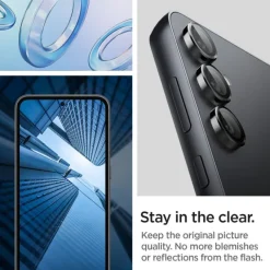 Osłona Aparatu Spigen Optik.tr ”ez Fit” Camera Protector 2-pack Galaxy S23 Fe Black