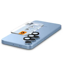 OSŁONA APARATU SPIGEN SAMSUNG GALAXY S25 PLUS OPTIK PRO GLAS.TR ”EZ FIT” HD CAMERA PROTECTOR 2-PACK CZARNA