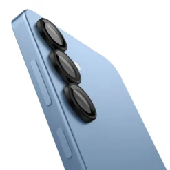OSŁONA APARATU SPIGEN SAMSUNG GALAXY S25 PLUS OPTIK PRO GLAS.TR ”EZ FIT” HD CAMERA PROTECTOR 2-PACK CZARNA