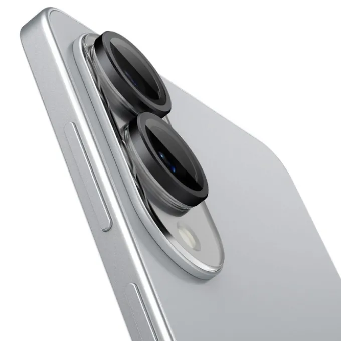 OSŁONA APARATU SPIGEN SAMSUNG GALAXY S25 EDGE OPTIK PRO GLAS.TR ”EZ FIT” CAMERA PROTECTOR 2-PACK CZARNA