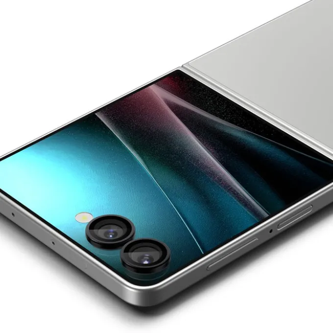 OSŁONA APARATU SPIGEN SAMSUNG GALAXY Z FLIP 7 OPTIK PRO HD GLAS.TR ”EZ FIT” CAMERA PROTECTOR 2-PACK CZARNA