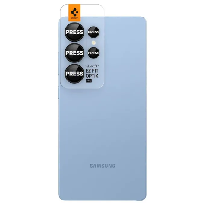 OSŁONA APARATU SPIGEN SAMSUNG GALAXY S25 ULTRA OPTIK PRO HD GLAS.TR ”EZ FIT” CAMERA PROTECTOR 2-PACK CZARNA