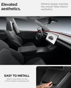 OSŁONA NA ŁADOWARKĘ BEZPRZEWODOWĄ SPIGEN TESLA MODEL Y 2025
