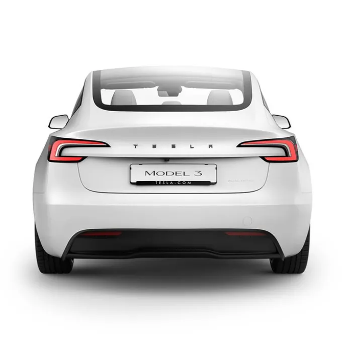 OSŁONA NA LOGO ZNACZEK SPIGEN TESLA MODEL 3 2024 REAR EMBLEM LOGO FULL COVER CARBON