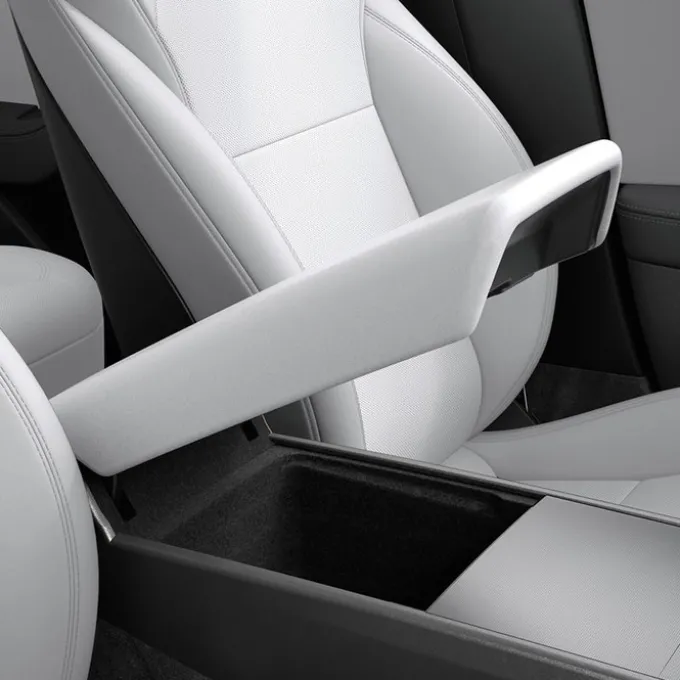 OSŁONA PODŁOKIETNIKA SPIGEN TESLA MODEL 3 2024 ARMREST COVER WHITE