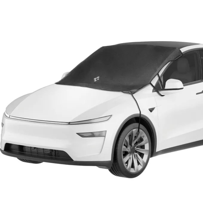 OSŁONA PRZEDNIEJ SZYBY SPIGEN TESLA MODE 3/3 2024 Y/Y JUNIPER CZARNA