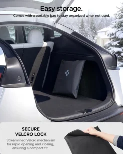 OSŁONA PRZEDNIEJ SZYBY SPIGEN TESLA MODE 3/3 2024 Y/Y JUNIPER CZARNA