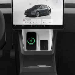 OSŁONA SPIGEN TESLA MODEL Y 2025 WIRELESS CHARGING PAD COVER WHITE