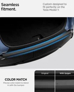 OSŁONA TYLNEGO ZDERZAKA SPIGEN TESLA MODEL Y JUNIPER TG200-YJ MATOWY CZARNY