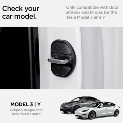 OSŁONA ZAMKA DRZWI SPIGEN TESLA MODEL Y 3 DOOR LOCK COVER BLACK