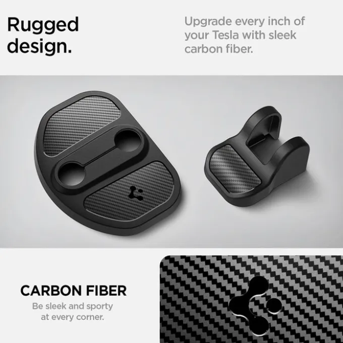 OSŁONA ZAMKA DRZWI SPIGEN TESLA MODEL Y 3 DOOR LOCK COVER BLACK