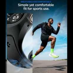 PASEK I ETUI SPIGEN LIQUID AIR 'PRO' APPLE WATCH ULTRA 1 / 2 / 3 (49 MM) CZARNY