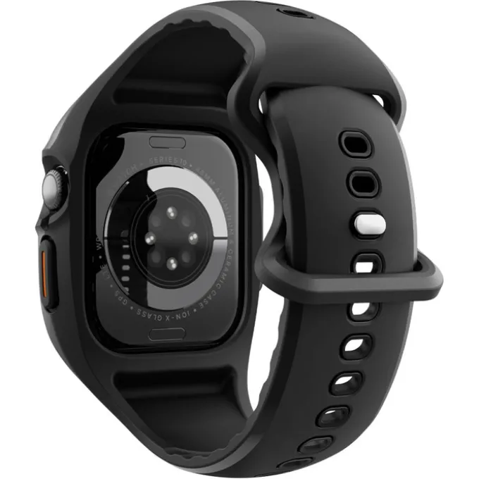 PASEK SPIGEN APPLE WATCH 10 (46 MM) LIQUID AIR PRO MATOWY CZARNY