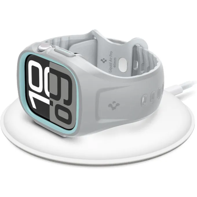PASEK SPIGEN APPLE WATCH 10 (46 MM) LIQUID AIR PRO SZARE